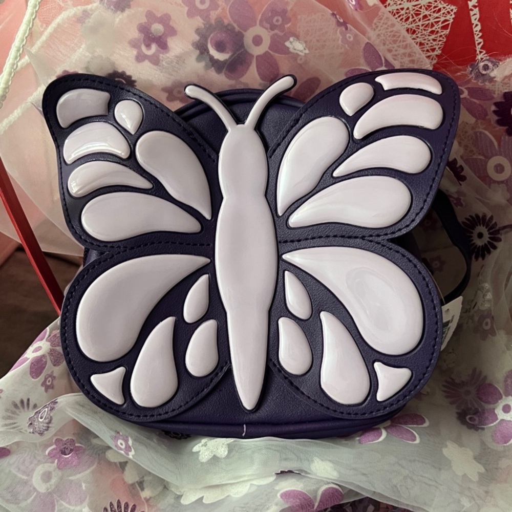 🔖 🦋 Mini Purple Butterfly Bag 💜